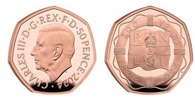 50 pence (200 aniversario del RNLI)