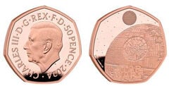 50 pence (Estrella de la Muerte II)