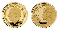 50 pence (1/40 oz Britannia Oro)