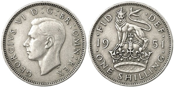 1 shilling (George VI)