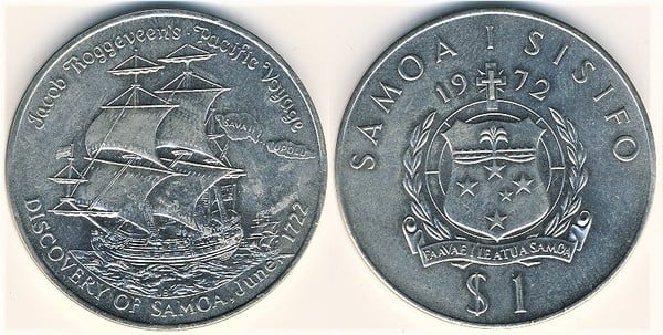 1 tala (Descubrimiento de Samoa-1722)
