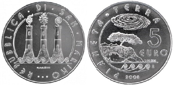 5 euro (Año Internacional del Planeta Tierra)