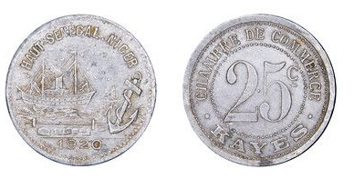 25 centimes (Kayes-Dinero de necesidad)