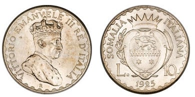 10 lire (Somalia Italiana)