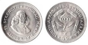 5 cents (SOUTH AFRICA - SUID-AFRIKA)