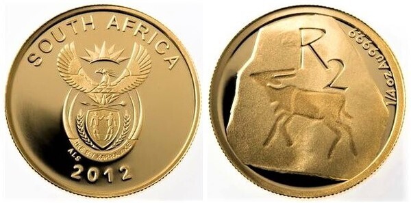 2 rand (El Patrimonio Khoisan - SOUTH AFRICA)