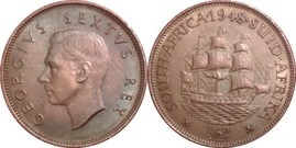 1/2 penny (George VI)