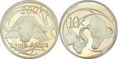 10 cents (Búfalo de agua - South Africa)