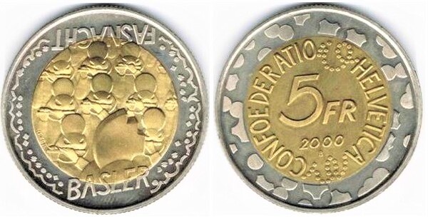 5 francs (Carnaval de Basilea)