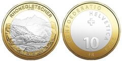 10 francs (Glaciar Rhone)