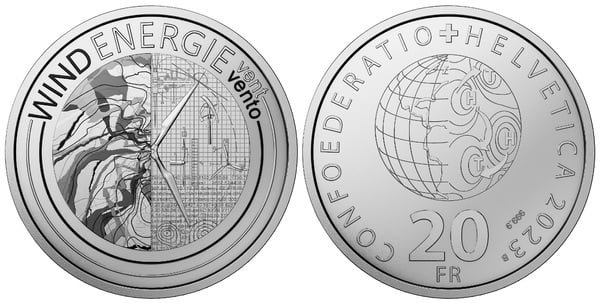 20 francs (Energía Eólica)