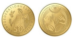 50 francs (175 años de Constitución Federal, 1848-2023)