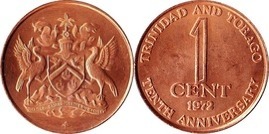 1 cent (10 Aniversario de la Independencia)