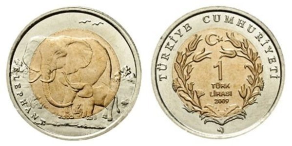 1 lira (Elefante)