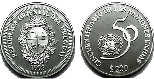 200 pesos (50 Aniversario de la ONU)