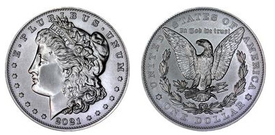 1 dollar (Centenario del último año del Dólar Morgan)