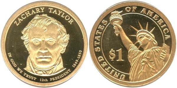 1 dollar (Presidentes de los EEUU - Zachary Taylor)