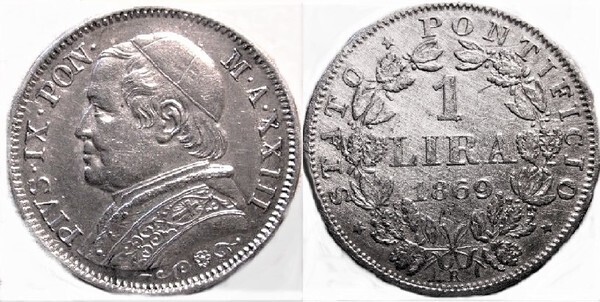 1 lira (Pio IX)