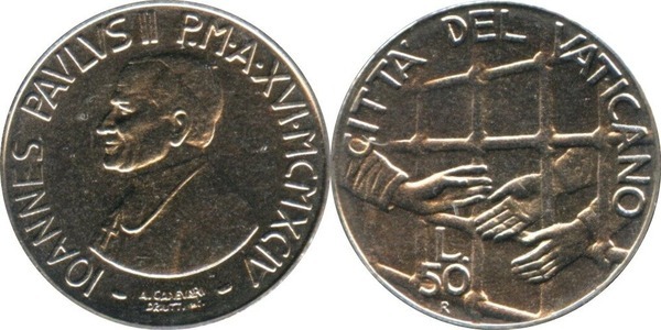 50 lire (Juan Pablo II)