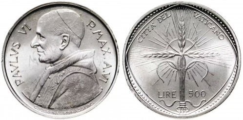 500 lire (Pablo VI)