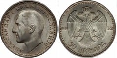 50 dinara (Alexander I)